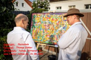 Olaf Scholz zu Besuch im Atelier-Teltow